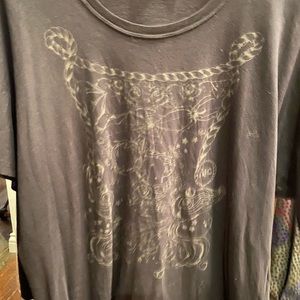 McQ T Shirt - Black. Size M/L